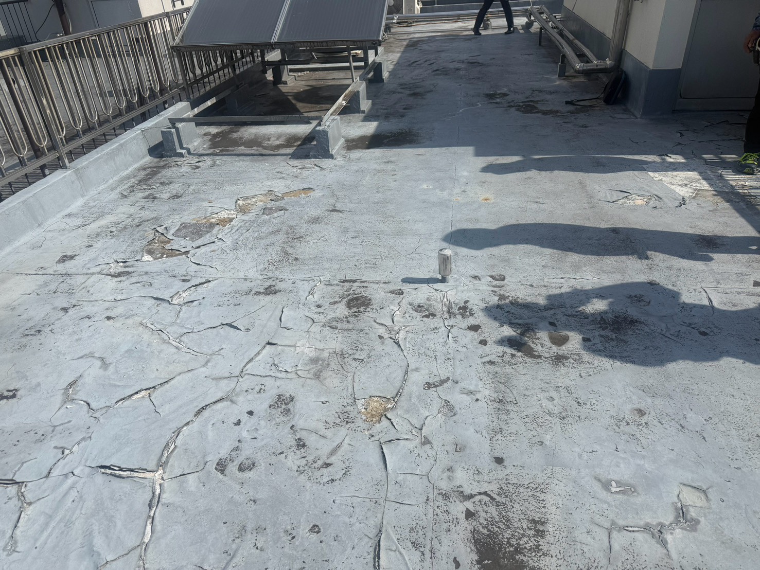 通気緩衝工法 施工前