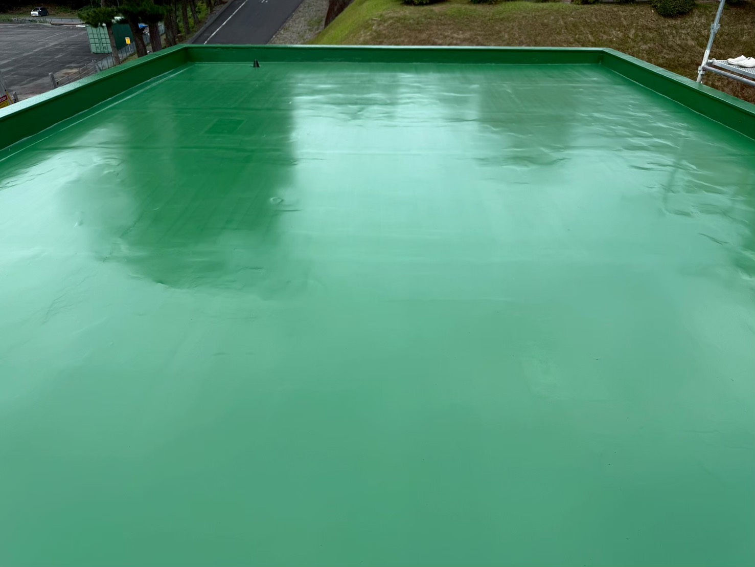 ウレタン防水の施工